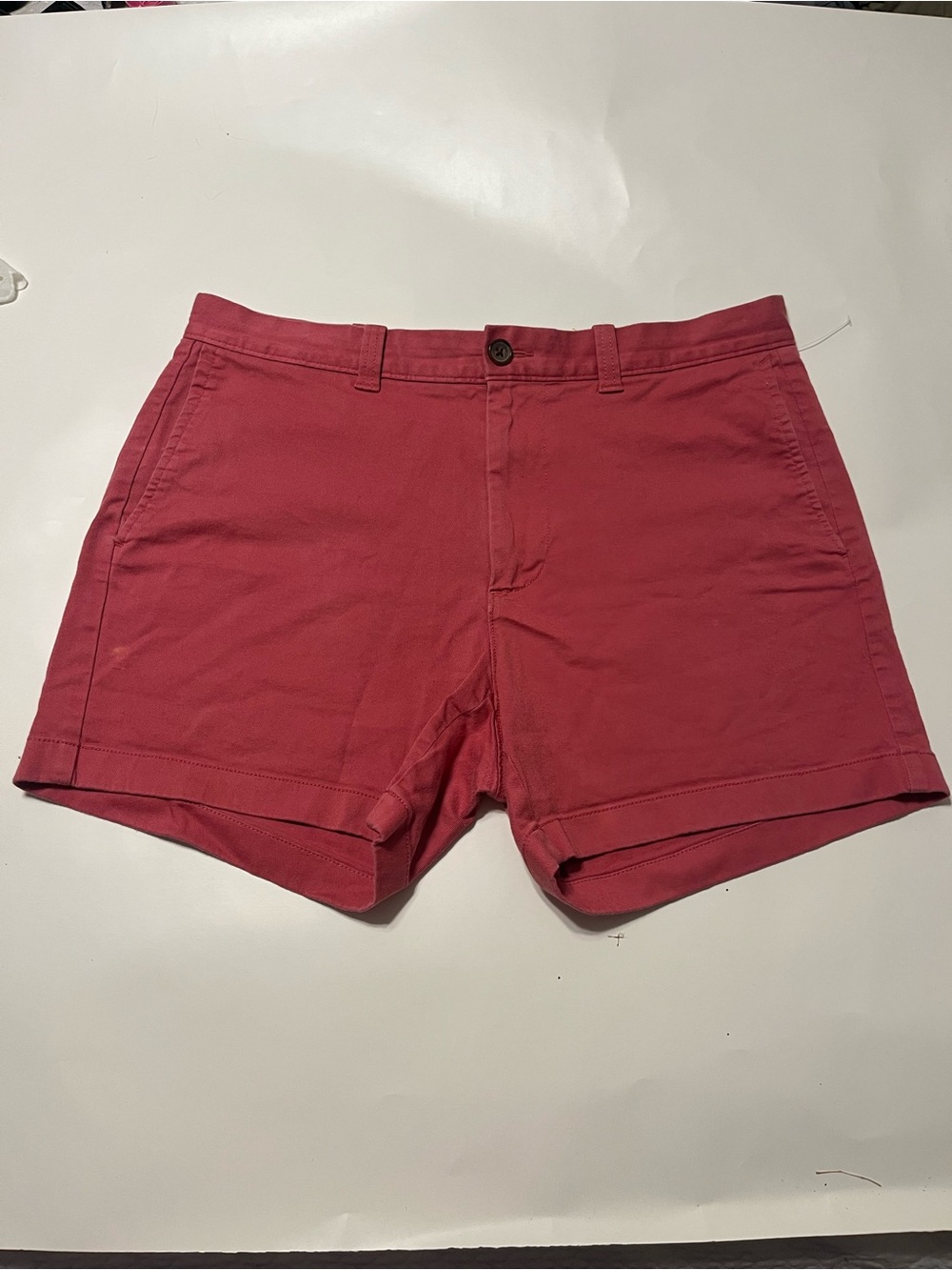 J. Crew Women’s Rose Red Flat Front Chino Shorts